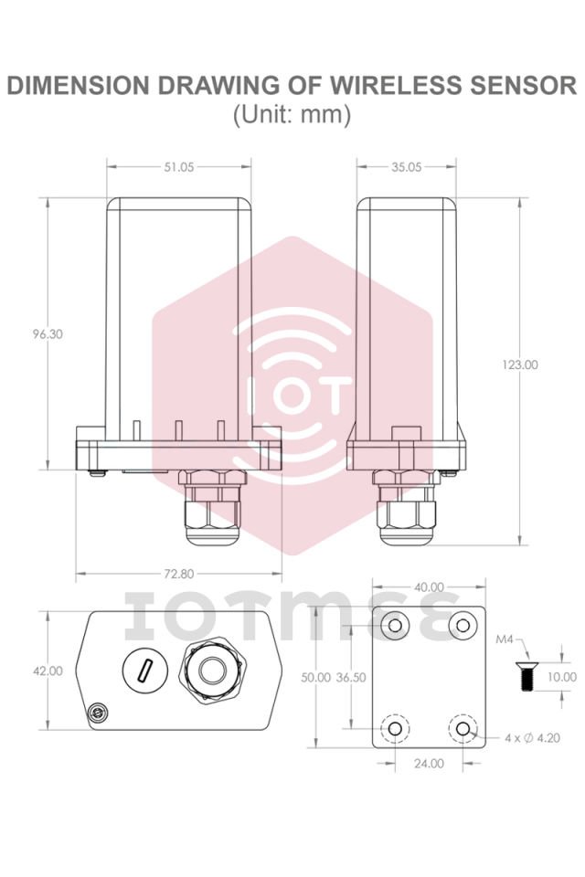 Daviteq Piezo-Electric 10kHz Vibration Sensor