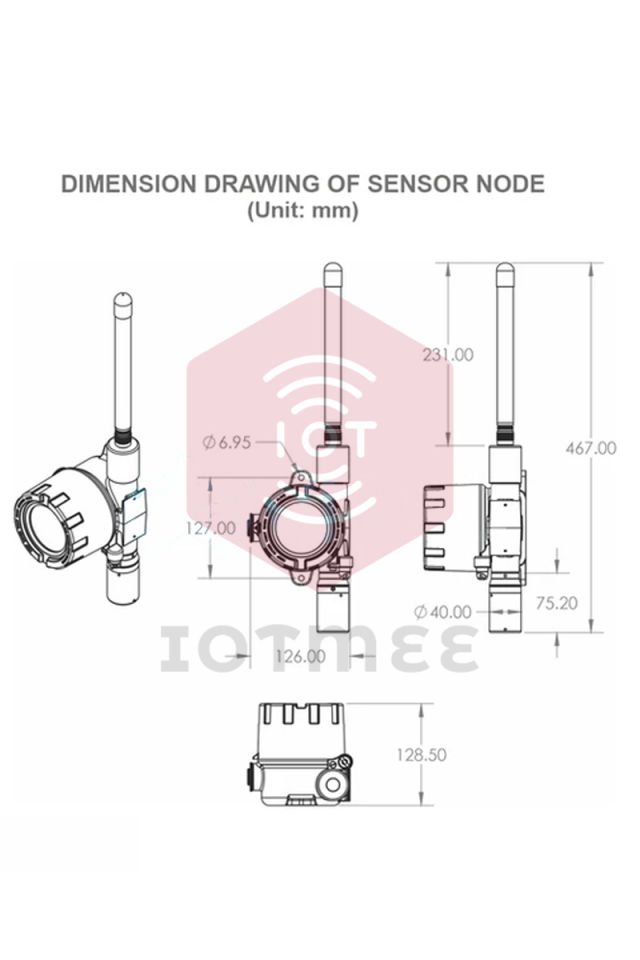 Daviteq Ex d Electro-chemical Oxygen Sensor