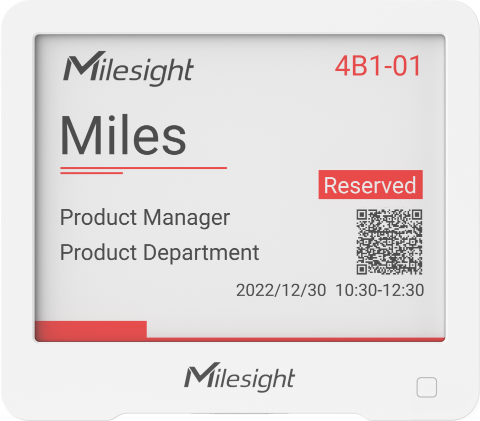 Milesight IoT E-ink Display DS3604
