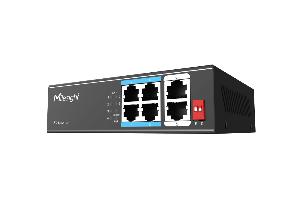 Milesight 4-Port PoE Switch MS-S0204-EL