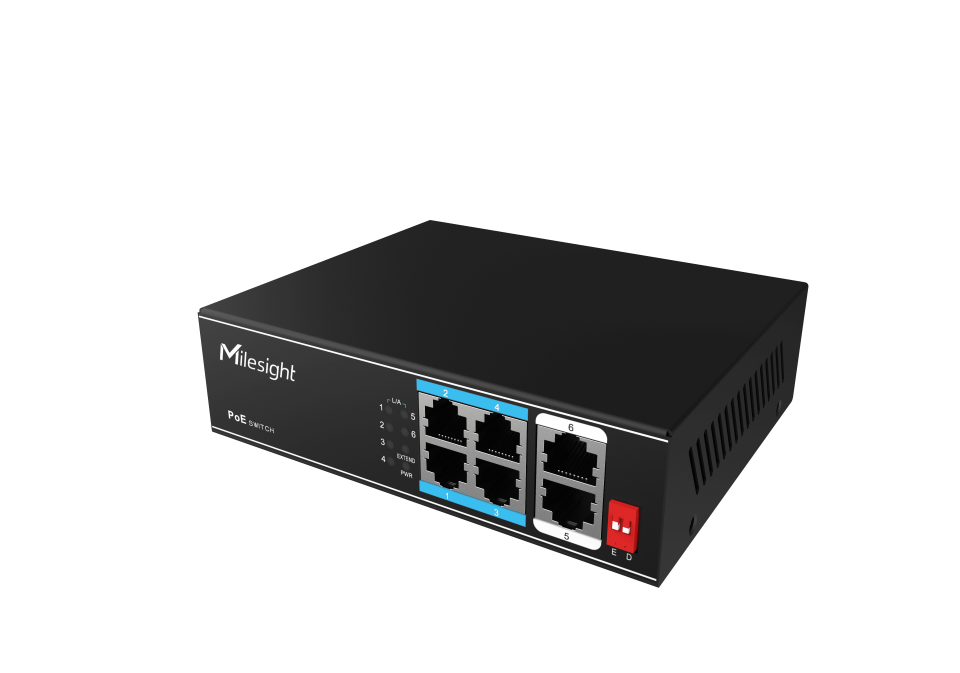 Milesight 4-Port PoE Switch MS-S0204-EL