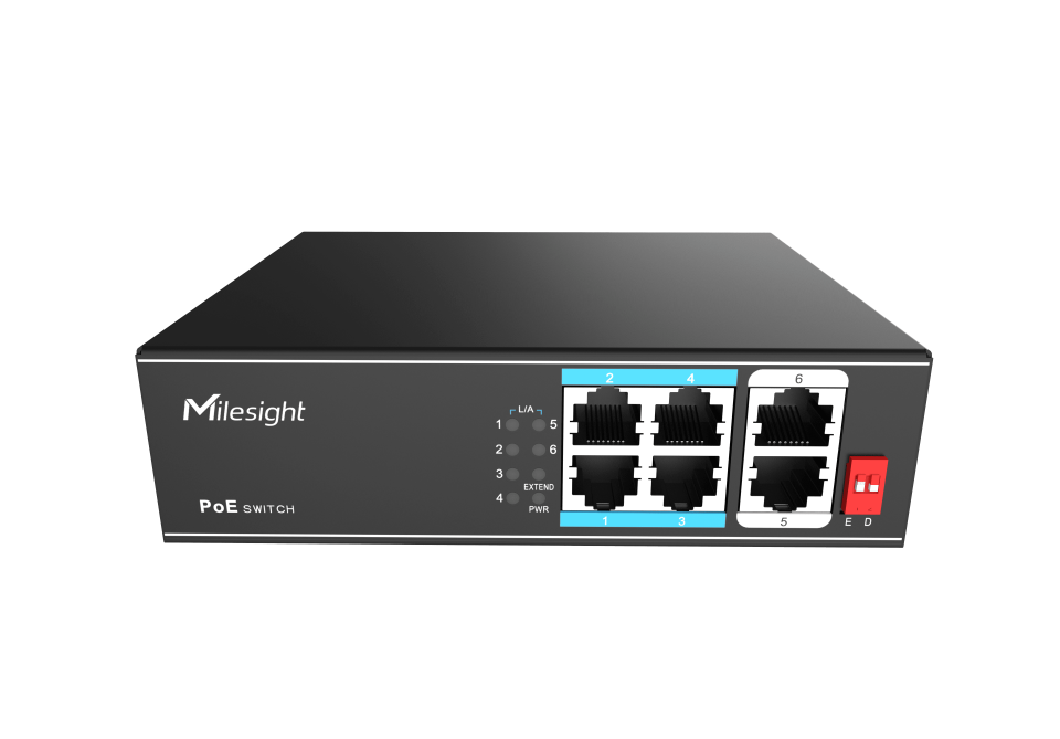 Milesight 4-Port PoE Switch MS-S0204-EL