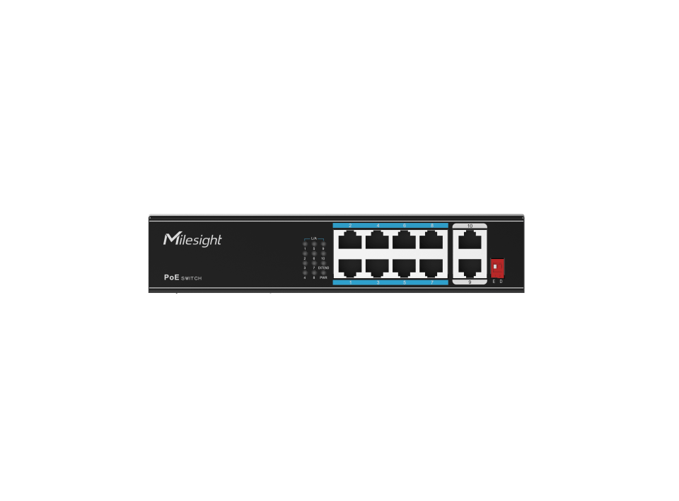 Milesight 8-Port PoE Switch MS-S0208-EL