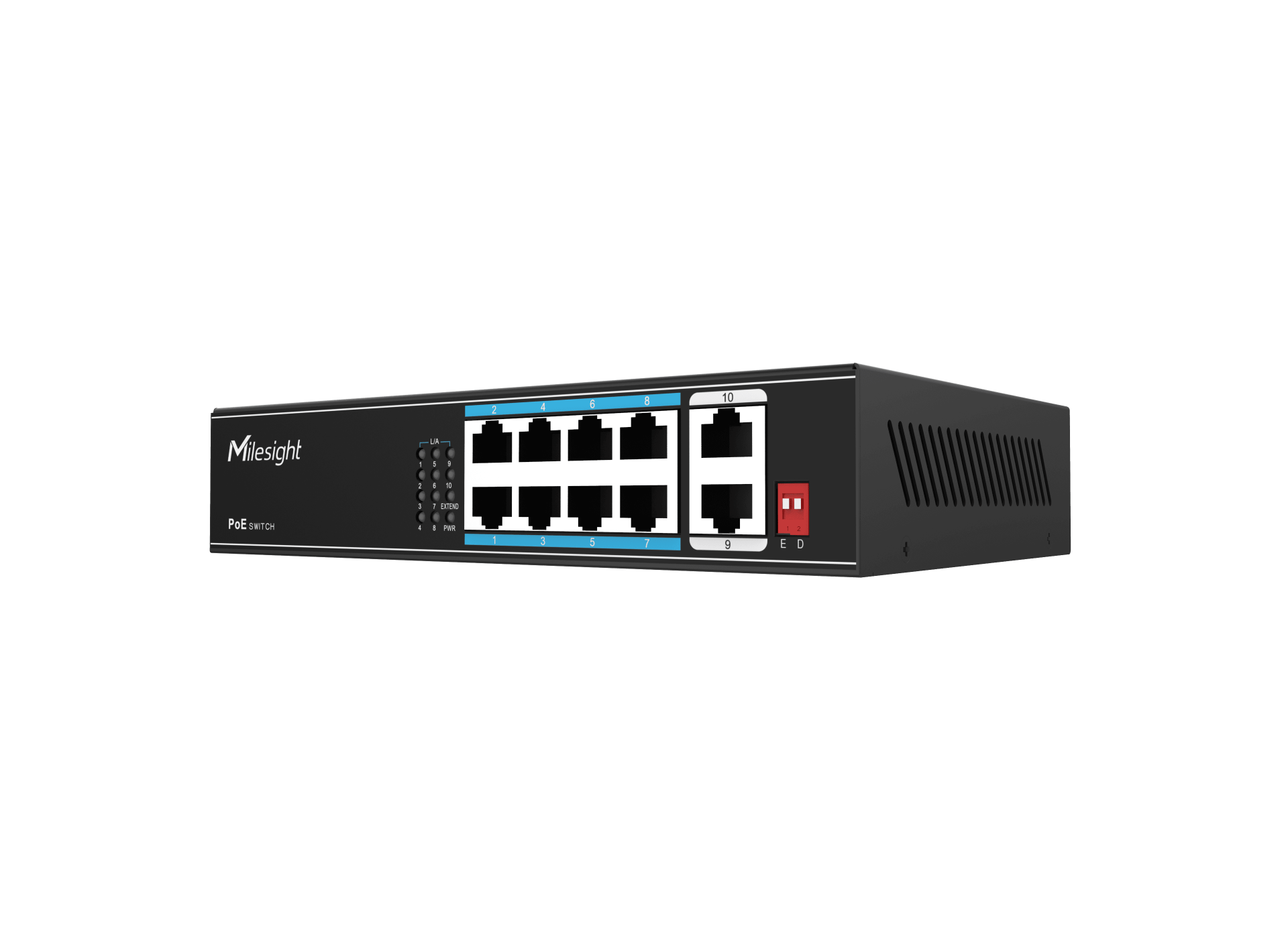 Milesight 8-Port PoE Switch MS-S0208-EL