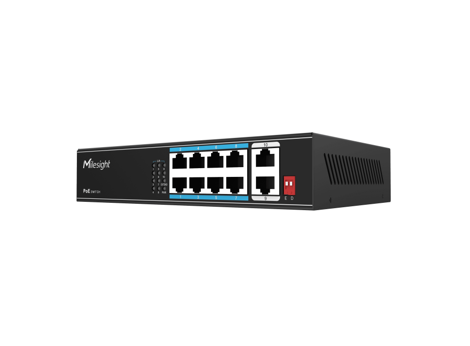 Milesight 8-Port PoE Switch MS-S0208-EL