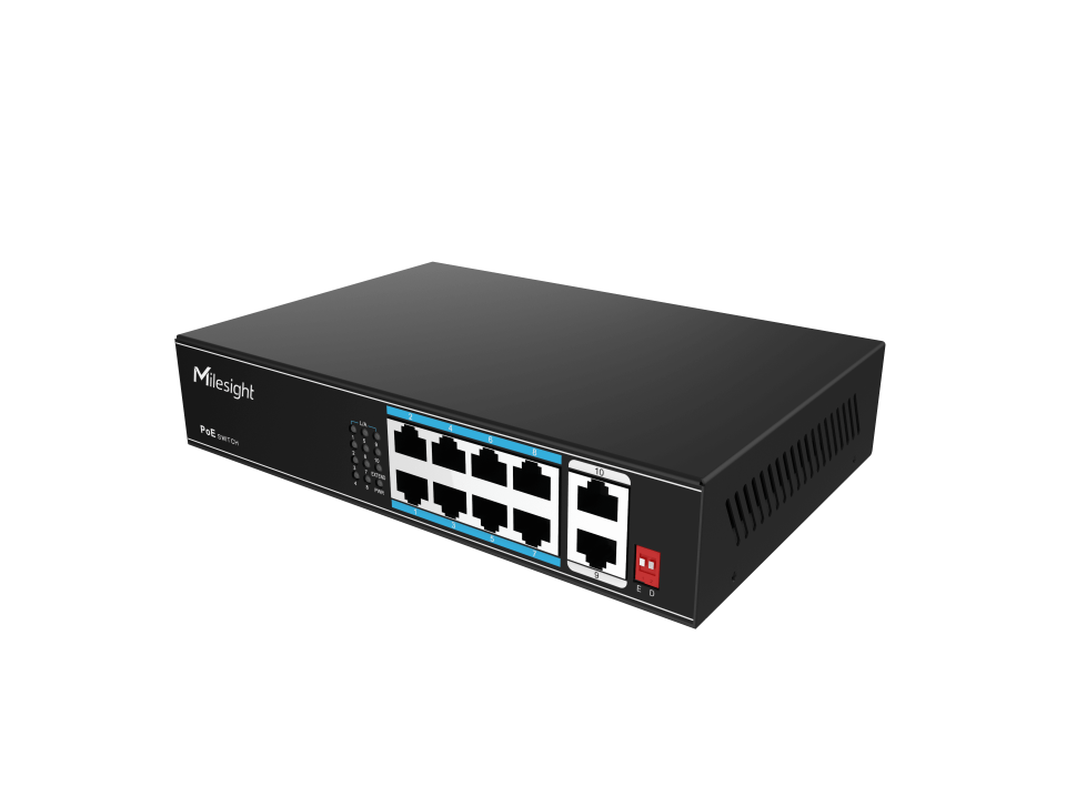 Milesight 8-Port PoE Switch MS-S0208-EL