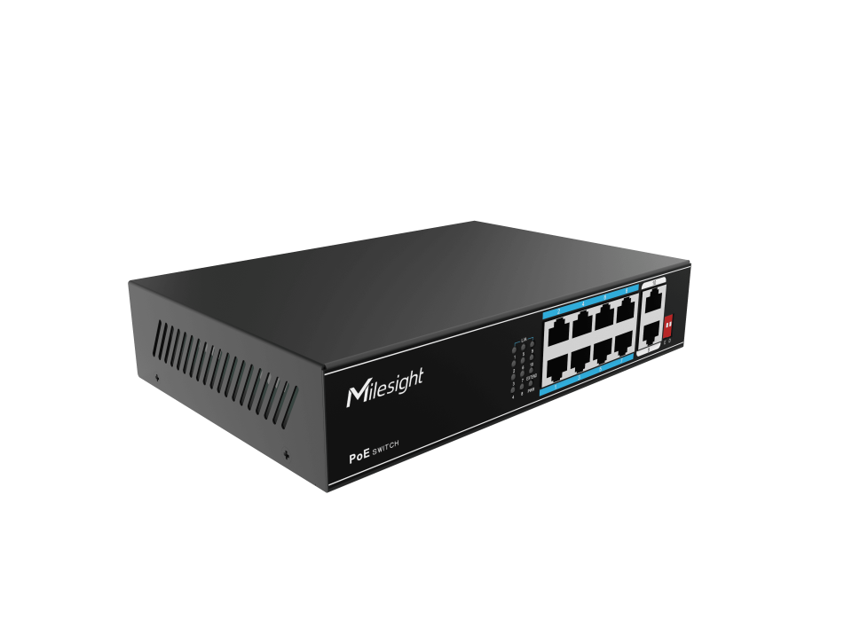Milesight 8-Port PoE Switch MS-S0208-EL
