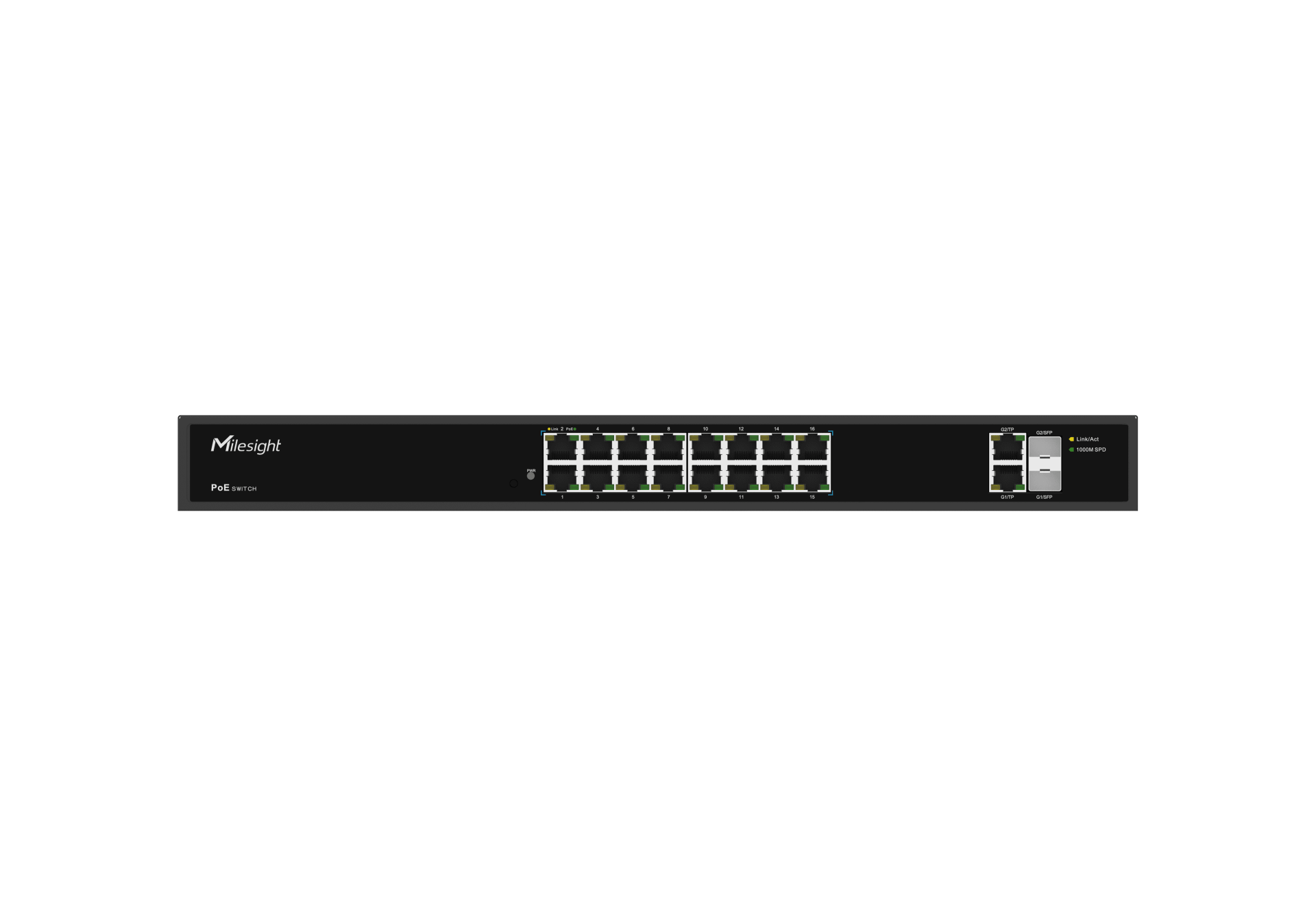Milesight 16-Port PoE Switch MS-S0416-GF