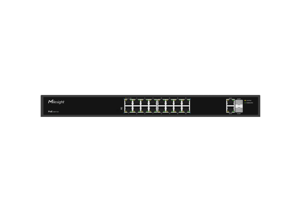 Milesight 16-Port PoE Switch MS-S0416-GF